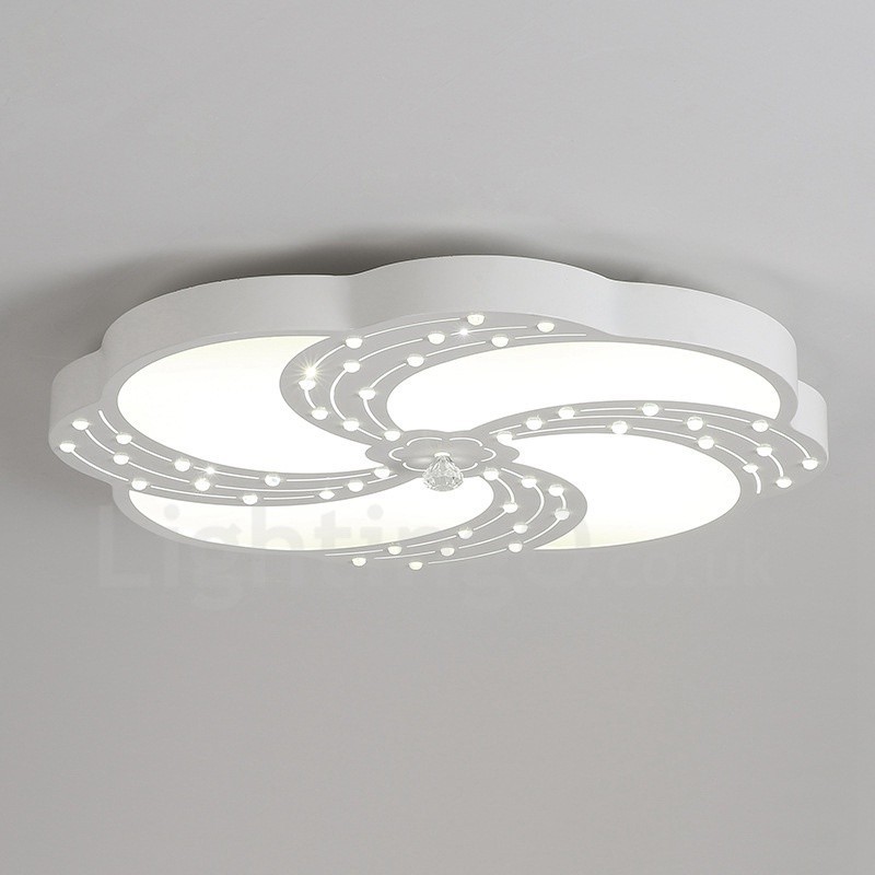 Modern Contemporary Integrated Metal Flush Mount Light