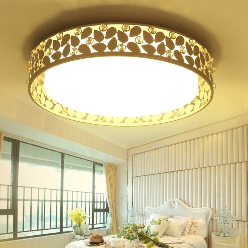 Modern Contemporary Integrated Metal Flush Mount Light