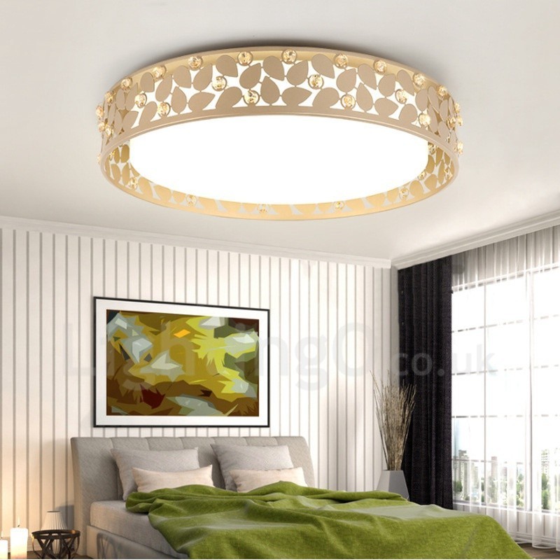 Modern Contemporary Integrated Metal Flush Mount Light