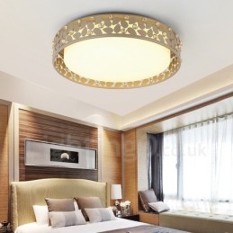 Modern Contemporary Integrated Metal Flush Mount Light