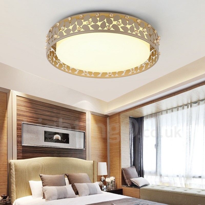 Modern Contemporary Integrated Metal Flush Mount Light