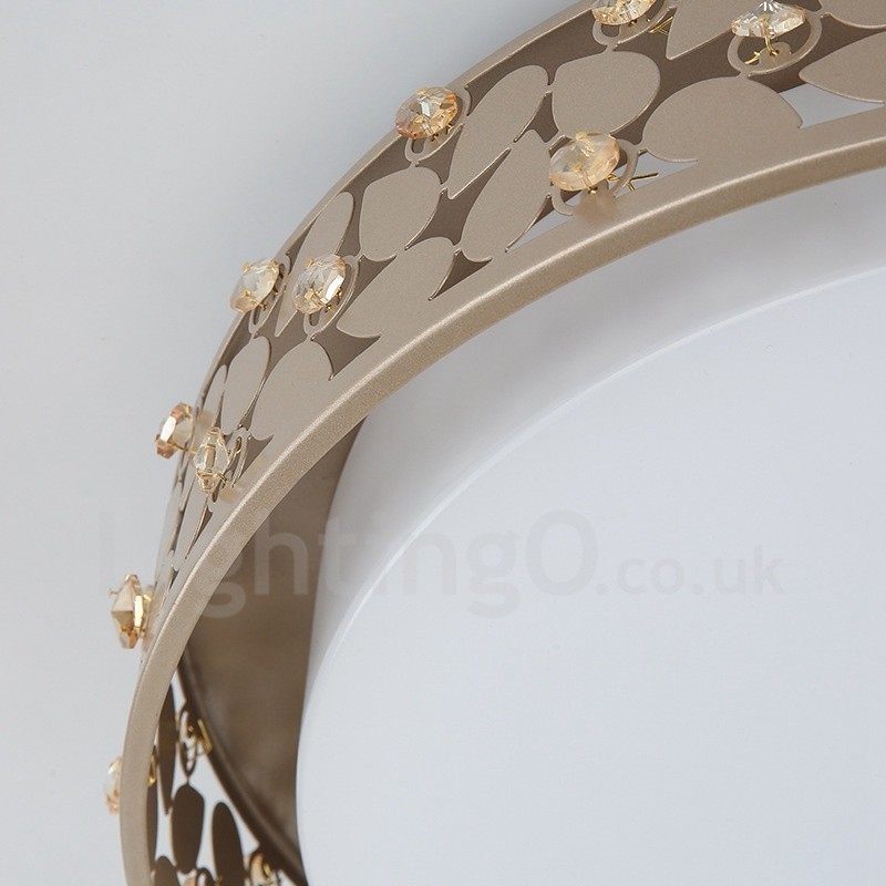 Modern Contemporary Integrated Metal Flush Mount Light