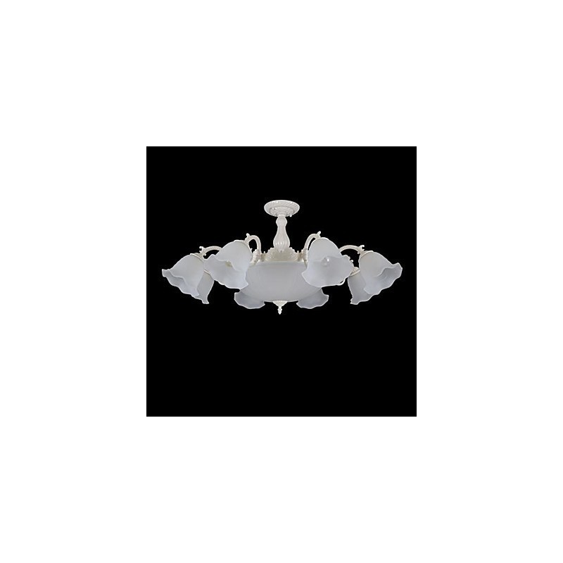 Flush Mount White European Retro Classic