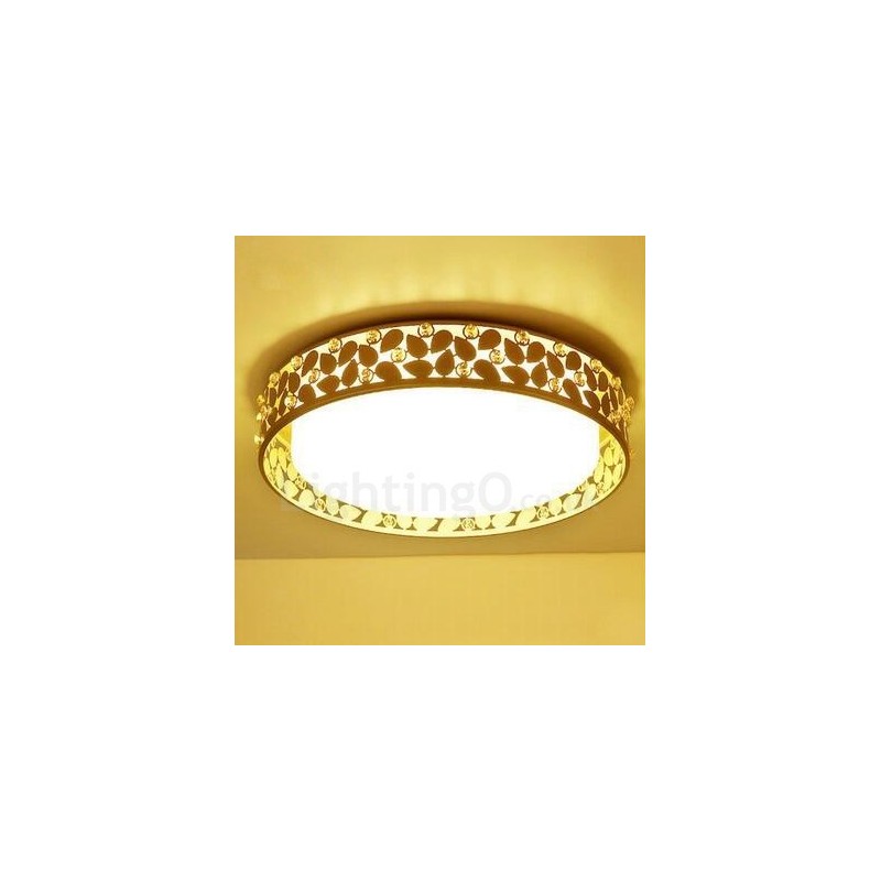 Modern Contemporary Integrated Metal Flush Mount Light