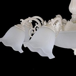 Flush Mount White European Retro Classic