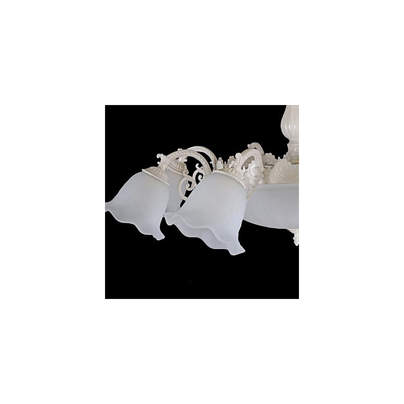 Flush Mount White European Retro Classic