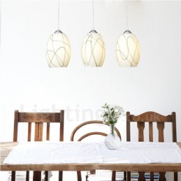 3 Light Modern Contemporary Integrated Metal Pendant Light