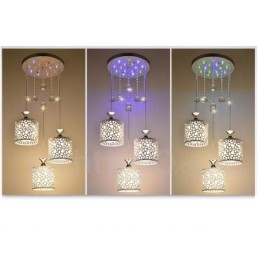 3 Light Modern Contemporary Incandescent Metal Pendant Light