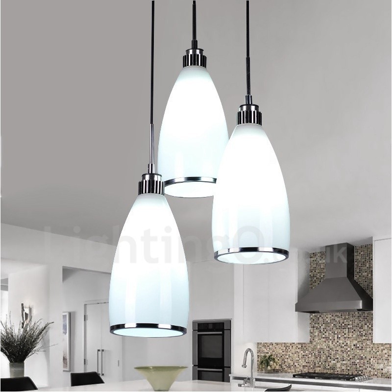3 Light Modern Contemporary Integrated Metal Pendant Light