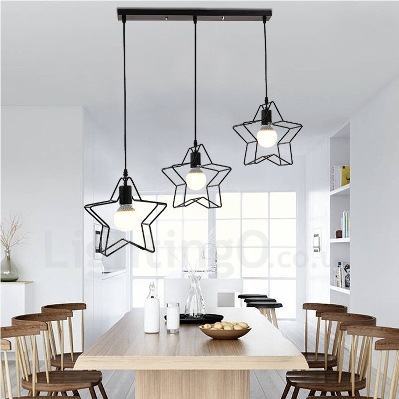 3 Light Modern Contemporary Integrated Pendant Light