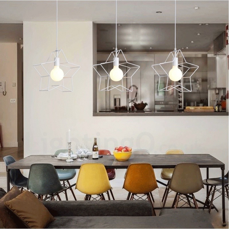 3 Light Modern Contemporary Integrated Pendant Light
