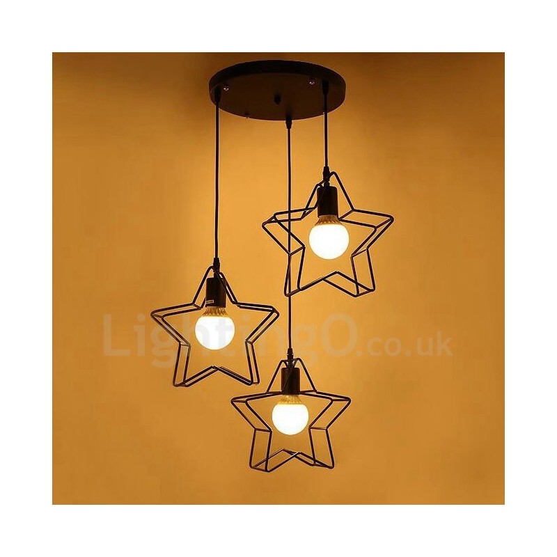 3 Light Modern Contemporary Integrated Pendant Light
