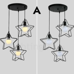3 Light Modern Contemporary Integrated Pendant Light