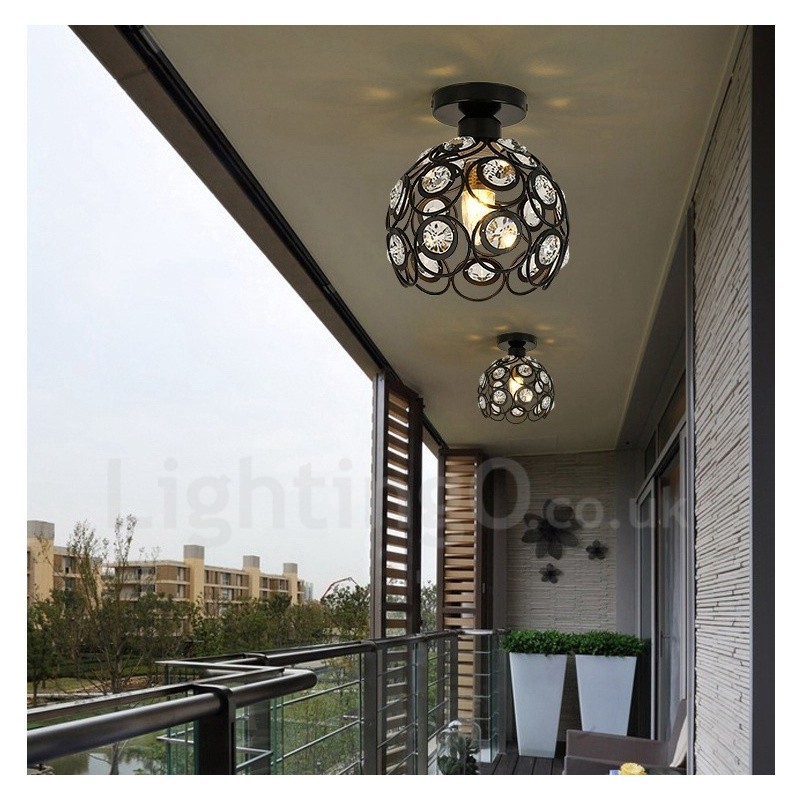 1 Light Rustic Lodge Integrated Pendant Light