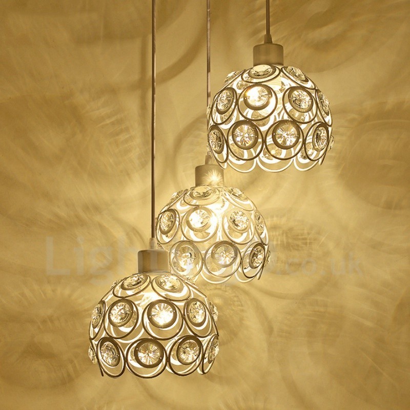 3 Light Rustic Lodge Integrated Pendant Light