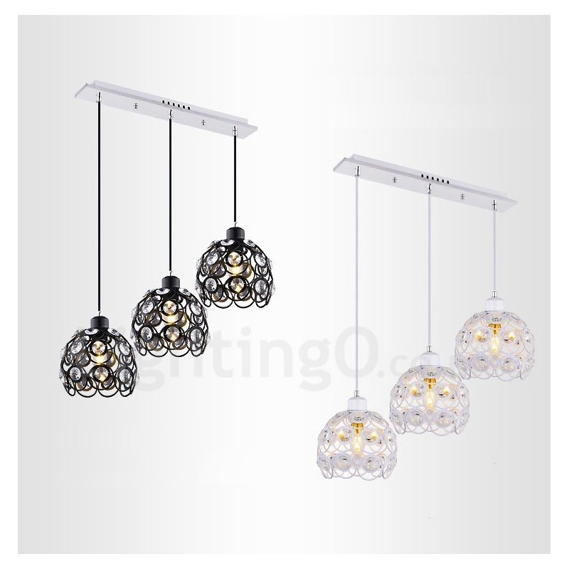 3 Light Rustic Lodge Integrated Pendant Light