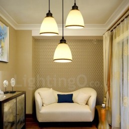 3 Light Rustic Lodge Integrated Metal Pendant Light