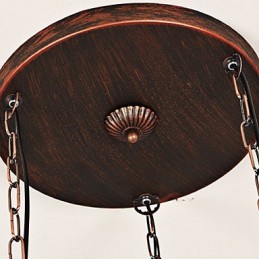 Rustic Lodge Vintage Retro Mini Style Metal Pendant Light