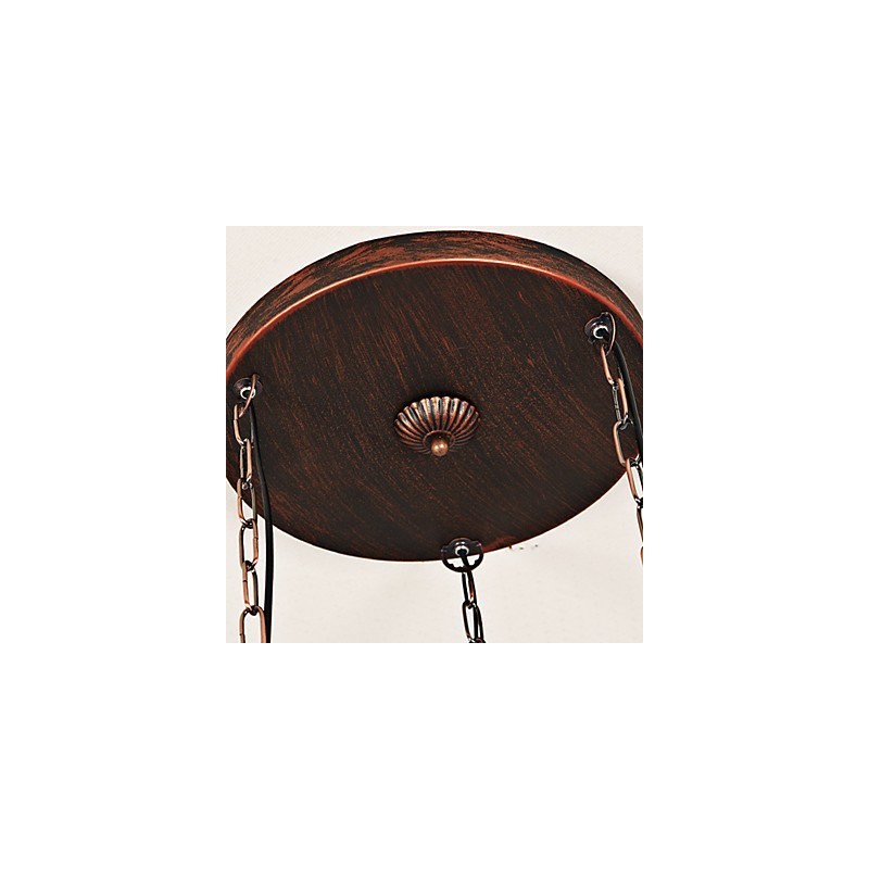 Rustic Lodge Vintage Retro Mini Style Metal Pendant Light