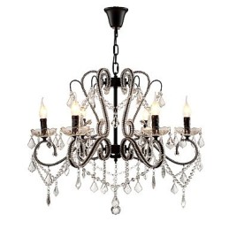 6 Lights Crystal Chandelier Modern Contemporary Traditional Classic Rustic Lodge Vintage Retro