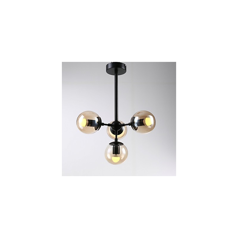 Traditional Classic Retro Painting Feature for Designers Metal Chandelier