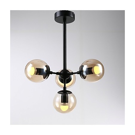 Traditional Classic Retro Painting Feature for Designers Metal Chandelier