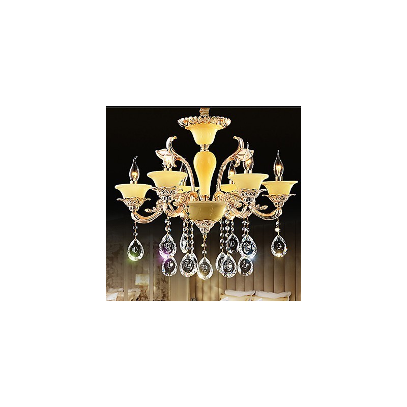 European Crystal Pendant lamp Zinc Alloy Crystal Pendant lamp