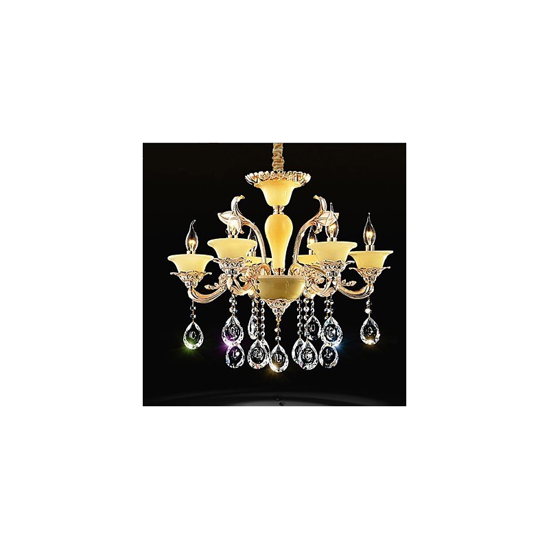 European Crystal Pendant lamp Zinc Alloy Crystal Pendant lamp