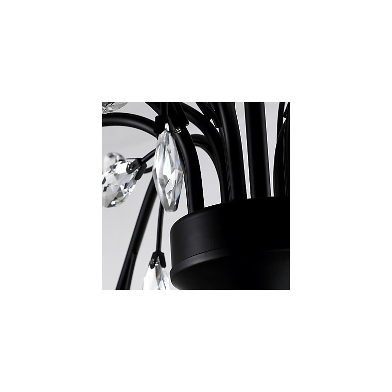 9 Lights Crystal Chandelier Modern Contemporary Traditional Classic Vintage Retro Country Painting Feature