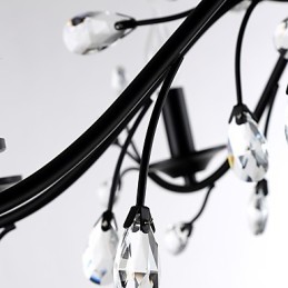 9 Lights Crystal Chandelier Modern Contemporary Traditional Classic Vintage Retro Country Painting Feature