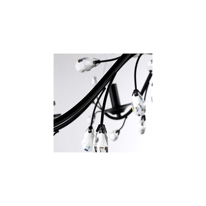 9 Lights Crystal Chandelier Modern Contemporary Traditional Classic Vintage Retro Country Painting Feature