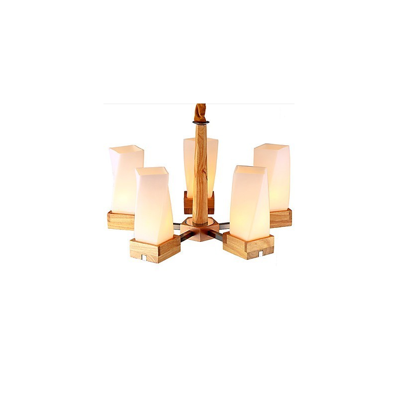 Simple Art lighting Solid wood Creative Iiving Ceiling Lamp