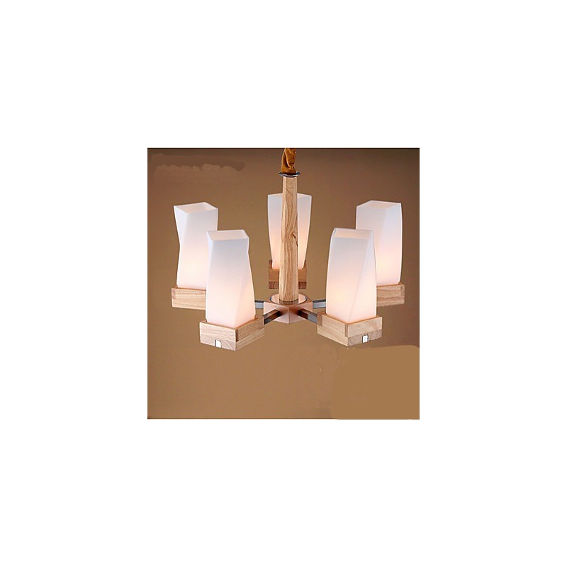 Simple Art lighting Solid wood Creative Iiving Ceiling Lamp