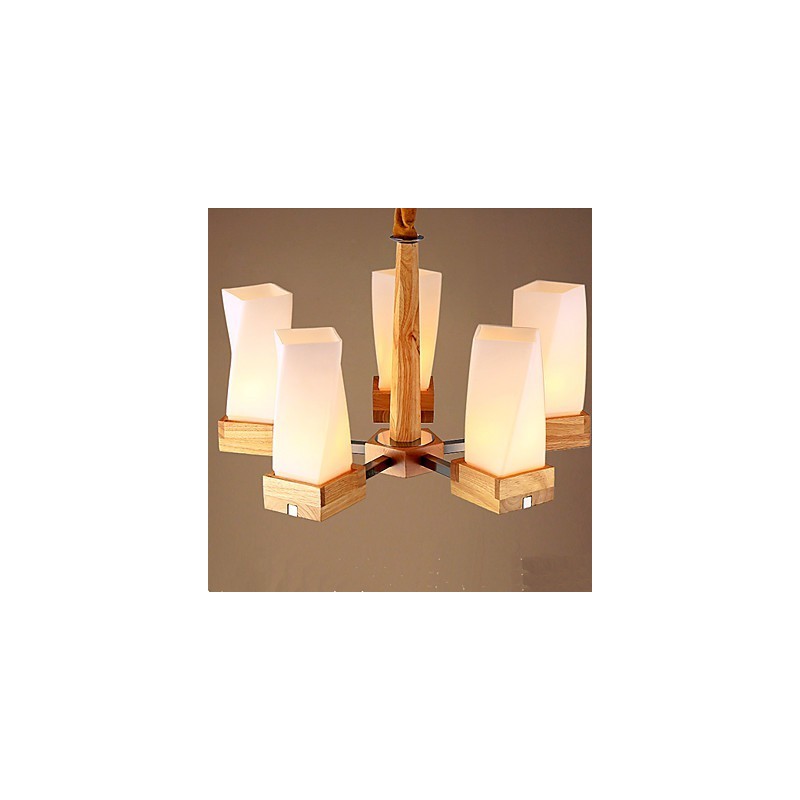 Simple Art lighting Solid wood Creative Iiving Ceiling Lamp