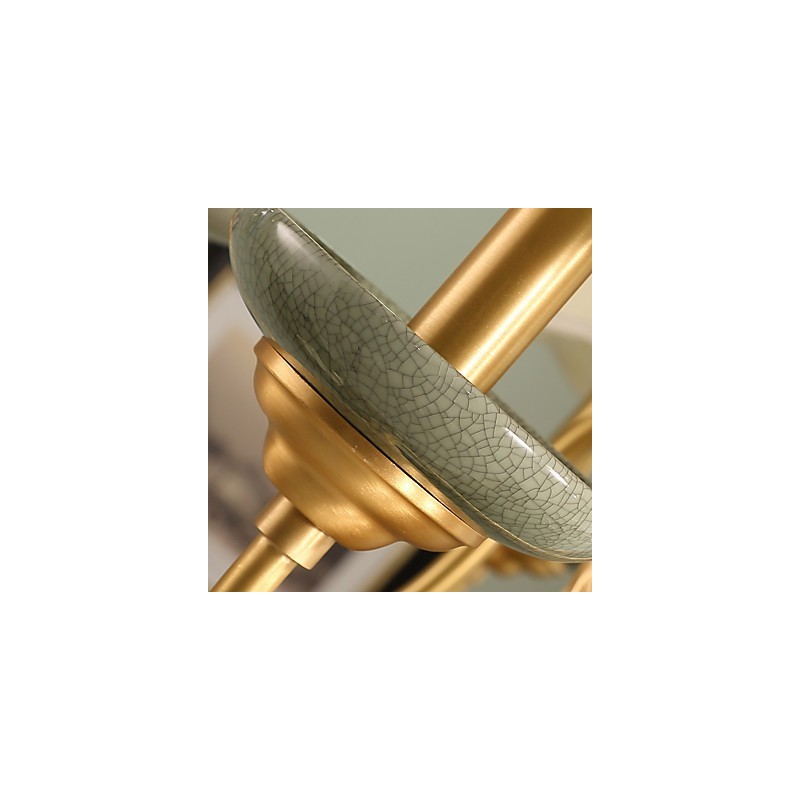 All Copper Chandelier Jade Decorative Chandelier OP0