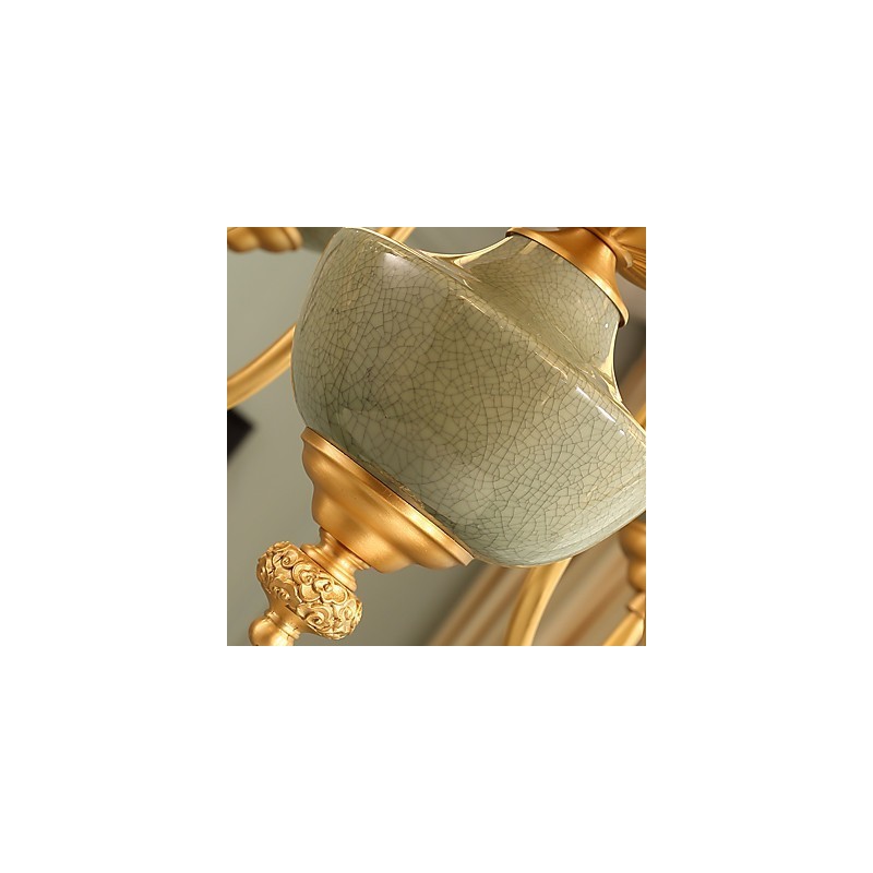 All Copper Chandelier Jade Decorative Chandelier OP0