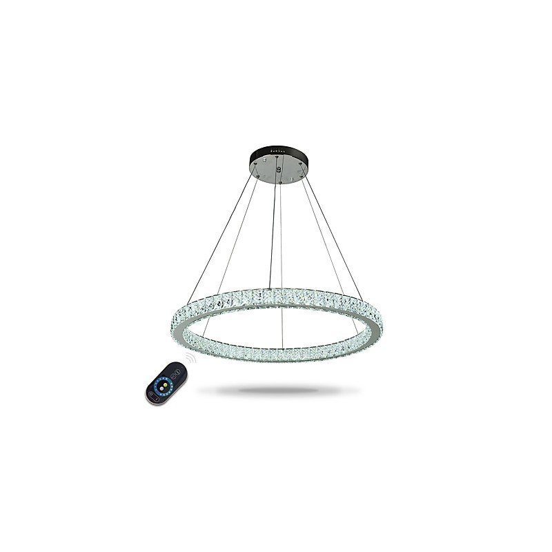 Dimmable Ring Ceiling Pendant Light Modern Chandelier Lighting Indoor Light with Remote Control
