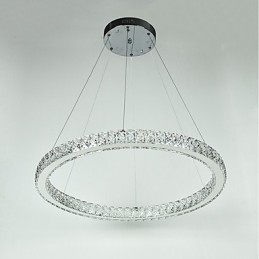 Dimmable Ring Ceiling Pendant Light Modern Chandelier Lighting Indoor Light with Remote Control