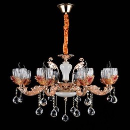 Modern Contemporary Traditional Classic Zinc Alloy Feature for Crystal Mini Style Metal Pendant Light