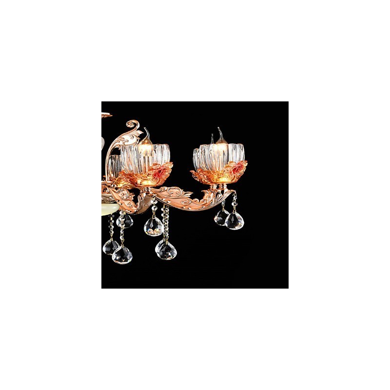 Modern Contemporary Traditional Classic Zinc Alloy Feature for Crystal Mini Style Metal Pendant Light