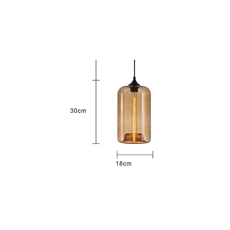 Bottle Design Pendant 1 Light Minimalist Iron Painting
