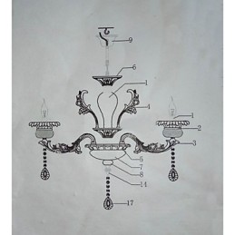 Retro Chrome Feature for Designers Metal Pendant Light