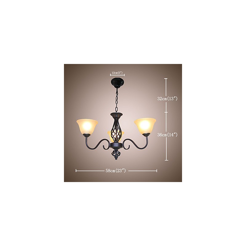 Traditional Classic Rustic Lodge Vintage Retro Country Others Feature for Mini Style Designers Metal Chandelier