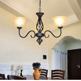 Traditional Classic Rustic Lodge Vintage Retro Country Others Feature for Mini Style Designers Metal Chandelier