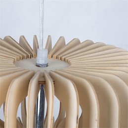 Vintage Three Layer Cake Wood Chandelier