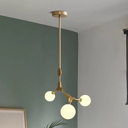 Traditional Classic Painting Feature for Mini Style Wood Bamboo Pendant Light