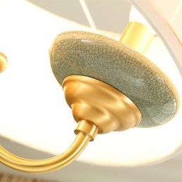 All Copper Chandelier Jade Decorative Chandelier