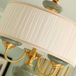 All Copper Chandelier Jade Decorative Chandelier