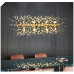 Traditional Classic Electroplated Feature for Crystal Metal Chandelier