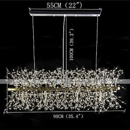 Traditional Classic Electroplated Feature for Crystal Metal Chandelier